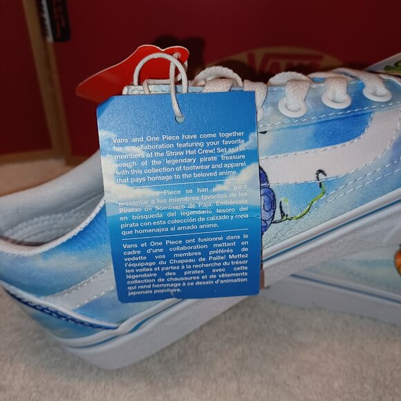 Vans Men's 3.5/Women's 5 One Piece x Old Skool 'Devil Fruit' VN0007NT7WM - Picture 5 of 13